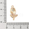 Golden Plated Alloy Enamel Pendants ENAM-L047-01G-03-3