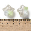 Gradient Color Transparent Hand-drawed Acrylic Beads TACR-P012-01B-01-3