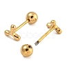 304 Stainless Steel Cartilage Earrings EJEW-B066-01A-G-2