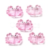Transparent Glass Enamel Beads LAMP-V001-08-2