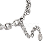 Non-Tarnish 304 Stainless Steel Rolo Chain Necklace NJEW-D045-01P-3