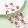 Transparent Enamel Acrylic Beads TACR-S155-002I-6