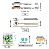 DIY Wax Seal Wax Sealing Stamps Tools Sets DIY-CP0002-81A-2