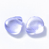 Transparent Spray Painted Glass Beads GLAA-T016-29E-2