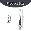 Polyester Cord Ropes Pendant Decorations HJEW-TADJ0022-01A-2
