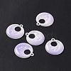 Gradient Spray Painted Alloy Pendants FIND-E026-01-2