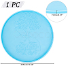 DIY Laser Effect Tai Ji & Tree of Life Pattern Display Decoration Silicone Molds SIL-WH0014-34A-2