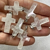 Natural Quartz Crystal Pendants G-PW0006-02P-01-1