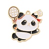 Sports Alloy Enamel Pendants ENAM-I079-01G-01-1
