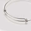 Tarnish Resistant 304 Stainless Steel Expandable Bangles STAS-K182-20P-3