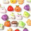 36Pcs 9 Styles Resin Vegetable Figurines Ornament DJEW-FS0001-02-2