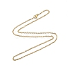 304 Stainless Steel Cable Chains Necklace for Men Women NJEW-N050-A02-G20-3