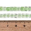 Crackle Transparent Glass Beads Strands GLAA-N062-4mm-06-2