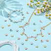 60Pcs 3 Colors Brass Beads KK-PH0012-16-4