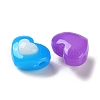 Two Tone Opaque Acrylic Beads X-SACR-I005-05C-2