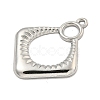 Non-Tarnish 304 Stainless Steel Pendants STAS-K273-06P-2