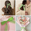 1Roll Solid Color Organza Ribbons ORIB-CY0001-02J-4