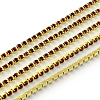 Nickel Free Raw(Unplated) Brass Rhinestone Strass Chains CHC-R119-S6-04C-1-1