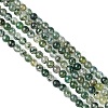 Natural Moss Agate Bead Strands G-K146-07-3mm-3