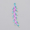 Ion Plating(IP) 201 Stainless Steel Pendants STAS-S105-LA538-1