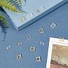 80Pcs 4 Styles Eco-Friendly Brass Watch Band Clasps KK-FH0004-02-2