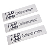 430 Stainless Steel Sign Stickers STAS-GF0001-06B-1