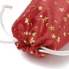 Gold Stamping Christmas Velvet Storage Bags ABAG-Q053-01A-01A-3