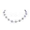 Cute Polymer Clay & ABS Plastic Pearl Beaded Necklace & Stretch Bracelet SJEW-JS01267-8