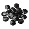 Spray Painted Natural Akoya Shell Pendants SHEL-F007-15B-15-1