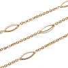 Ion Plating(IP) 304 Stainless Steel Horse Eye Link Cable Chains STAS-P254-08G-1