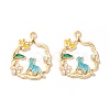 Alloy Enamel Pendants LS-ENAM-C005-27G-03-2