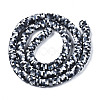 Handmade Polymer Clay Beads Strands CLAY-R089-6mm-159-2