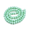 Electroplate Glass Beads Strands EGLA-A044-P6mm-A14-3