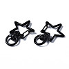 Spray Painted Eco-Friendly Alloy Swivel Snap Hooks Clasps PALLOY-T080-14A-NR-3