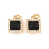 Brass Micro Pave Cubic Zirconia Pendants KK-H538-23B-G-1