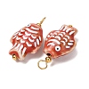 Handmade Porcelain Pendants PR-CBAC347-04A-2