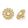 201 Stainless Steel Stud Earrings EJEW-D354-08G-04-4
