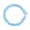 Electroplate Glass Beads Strands GLAA-B023-01A-07-2