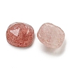 Natural Strawberry Quartz Cabochons G-M431-01D-2