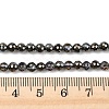 Electroplate Transparent Glass Beads EGLA-B013-02A-HP01-4