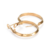 304 Stainless Steel Hoop Earrings EJEW-L232-011G-2