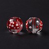 Glass with Enamel Beads LAMP-P058-01F-4