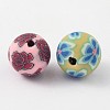 8mm Handmade Polymer Clay Beads X-FM198Y-3