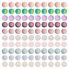 200Pcs 10 Colors Crackle Glass Beads Strands GLAA-TA0003-31C-1