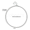 304 Stainless Steel Round Snake Chain Necklace for Men Women NJEW-YW0001-13-3