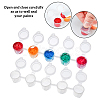 Plastic Paint Pots Strips DIY-PH0027-10-4