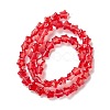 Transparent Glass Beads Strand GLAA-F112-04H-3
