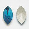 Pointed Back Glass Rhinestone Cabochons RGLA-T083-5x10mm-14-2