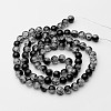 Crackle Glass Beads Strands X-CCG-Q002-10mm-11-2