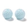 Chunky Resin Rhinestone Bubblegum Ball Beads RESI-S259-A11-1